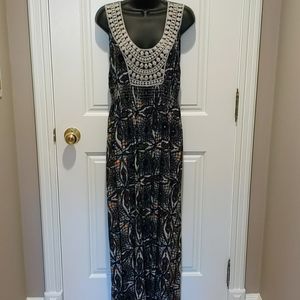 Gorgeous Abstract Print Maxi Dress
